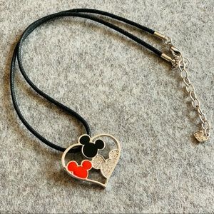 Swarovski Disney Mickey Mouse Heart Pendant